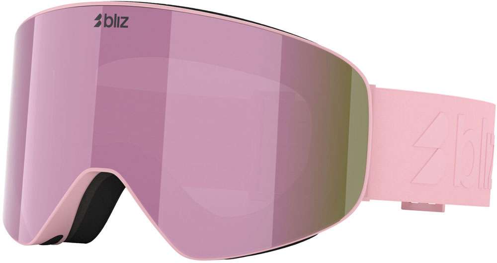 Bliz flow brown w pink multi - ski goggle
