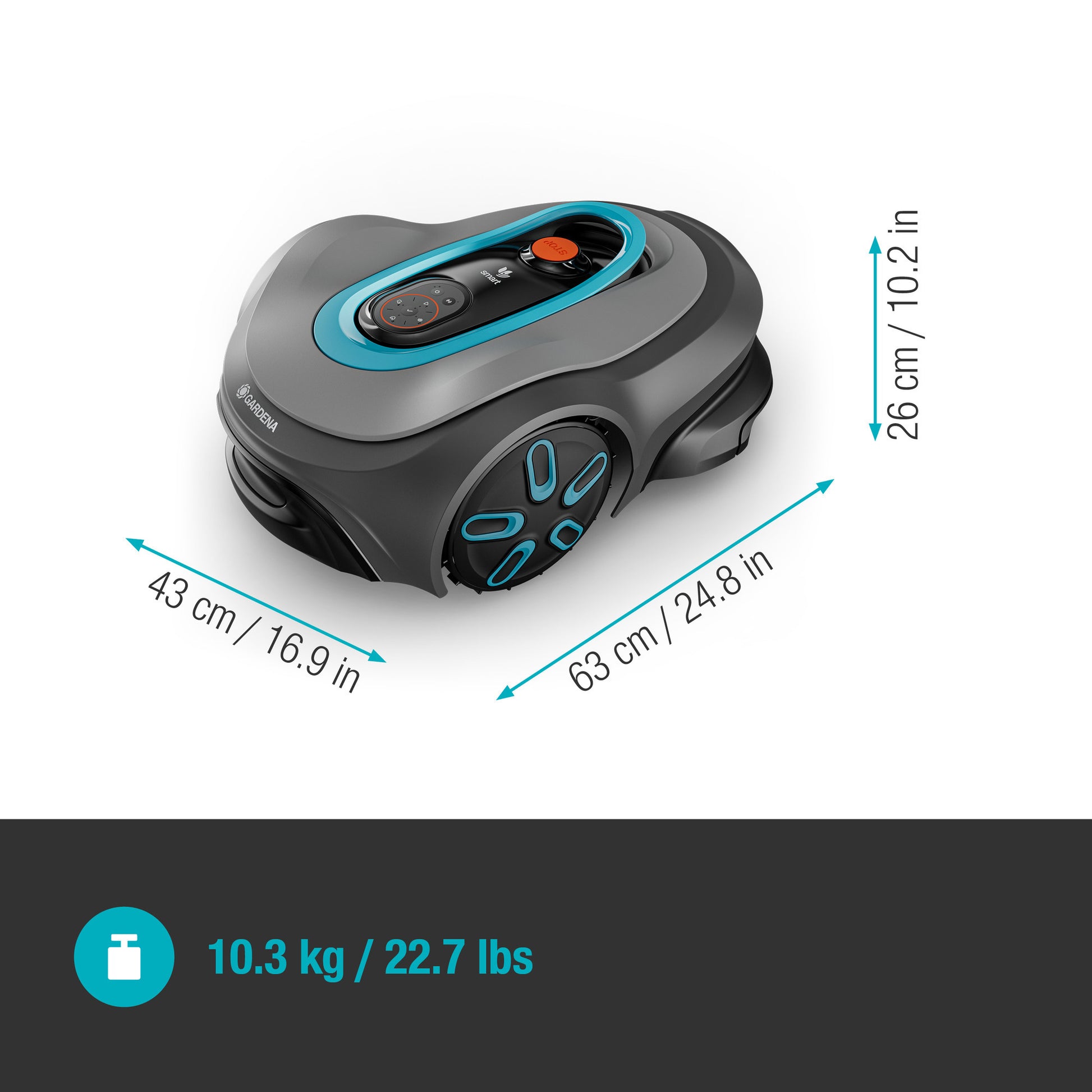 Gardena smart sileno max 1200 (duo connect) robotmaaier