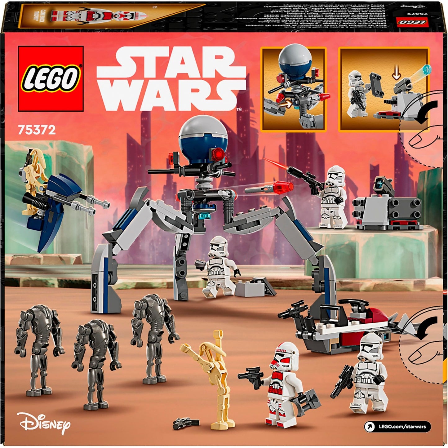 Lego star wars clone trooper™ battle droid™ battle pack - 75372