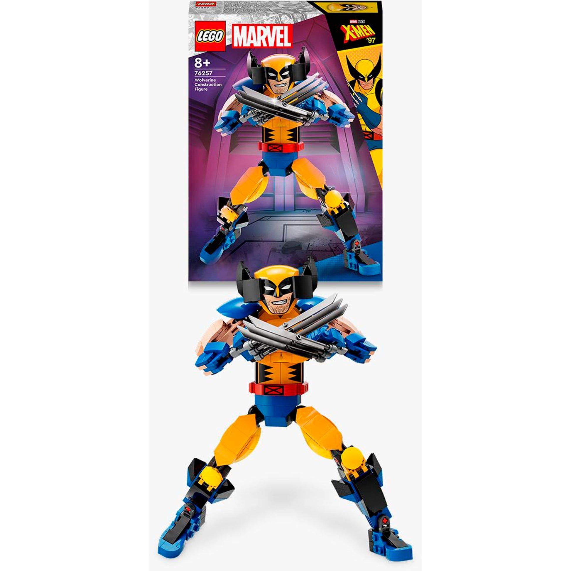 Lego marvel - wolverine bouwfiguur constructiespeelgoed (76257)
