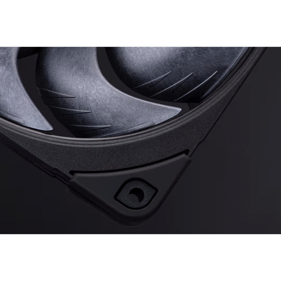 Noctua nf-a12x25 g2 pwm chromax.black case fan (zwart, 120 x 120 x 25 mm)