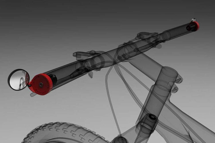 The beam corky urban handlebar mirror