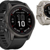 Garmin fenix® 7s pro - sapphire solar 42mm edition - gps multisport smartwatch