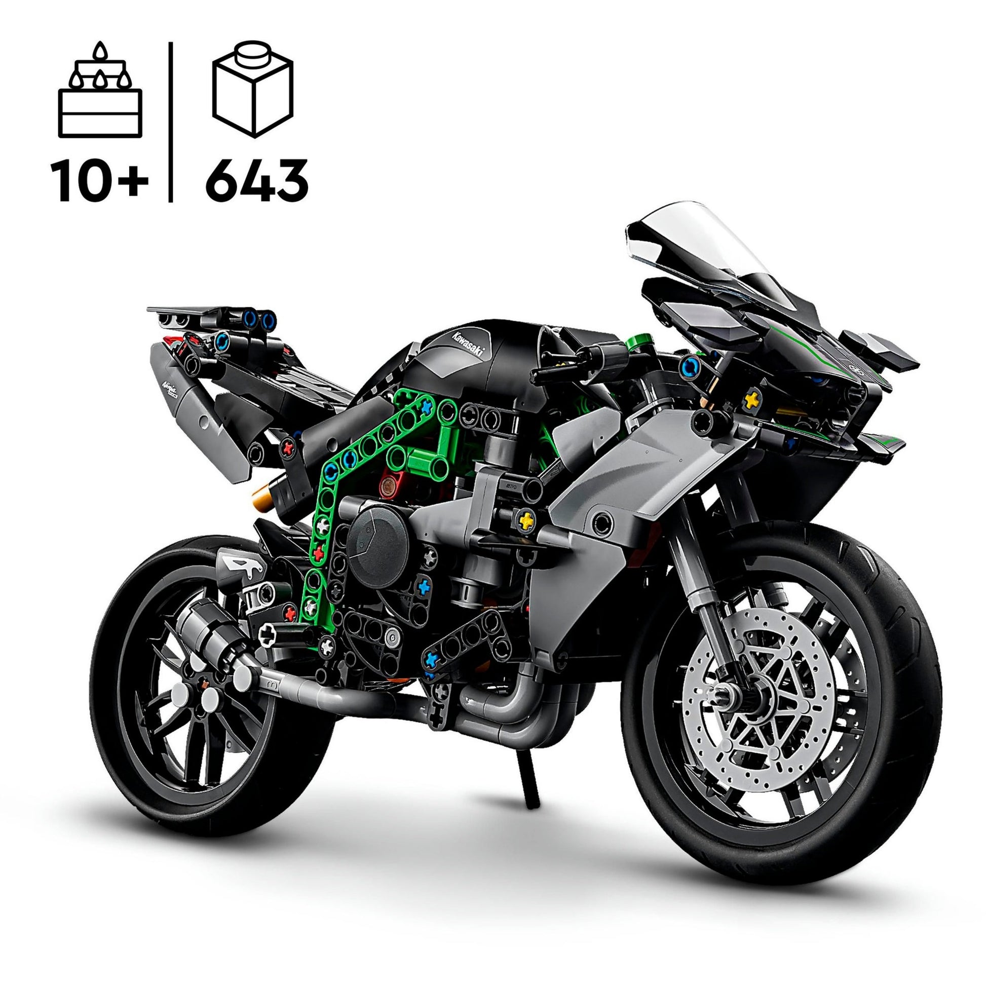 Lego technic kawasaki ninja h2r motor - 42170
