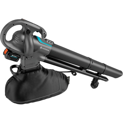 Gardena stofzuiger -blazer powerjet collect bladzuiger bladblazer (grijs zwart, accu en oplader niet inbegrepen)
