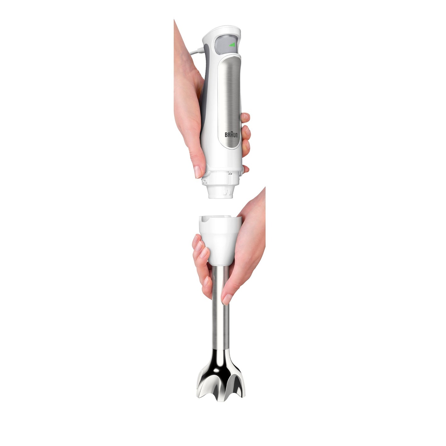 Braun multi quick 7 staafmixer mq 7005b (wit roestvrij staal)