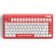 Iqunix og80 joy vendor wireless mechanical keyboard (rood, us lay-out (qwerty), cherry mx silent red, 80% (tkl), rgb leds, hot-swappable, pbt, 2.4ghz | bluetooth 5.1 | usb-c)