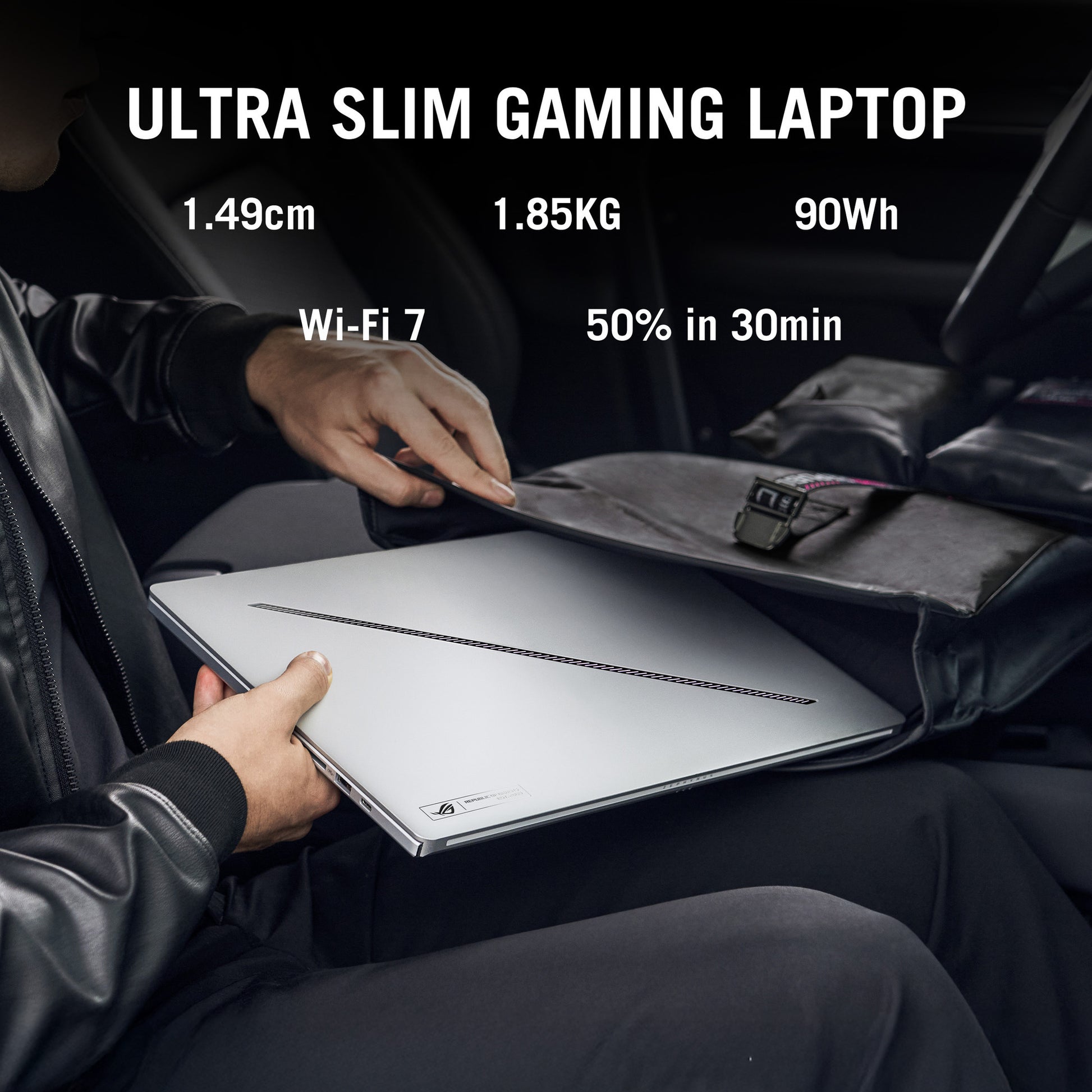 Asus rog zephyrus g16 gu605cp-qr022w 16 gaming laptop (wit | core ultra 9 285h | rtx 5070 | 32 gb | 1 tb ssd | oled)