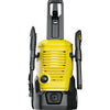 Kärcher k 5 wcm premium home hogedrukreiniger (geel zwart, met vuilfrees, slanghaspel en oppervlaktereiniger)