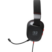Powera bedrade stereoheadset voor nintendo switch 2 over-ear gaming headset (zwart rood, nintendo switch 2, nintendo switch – oled model, nintendo switch, nintendo switch lite) - afbeelding 3