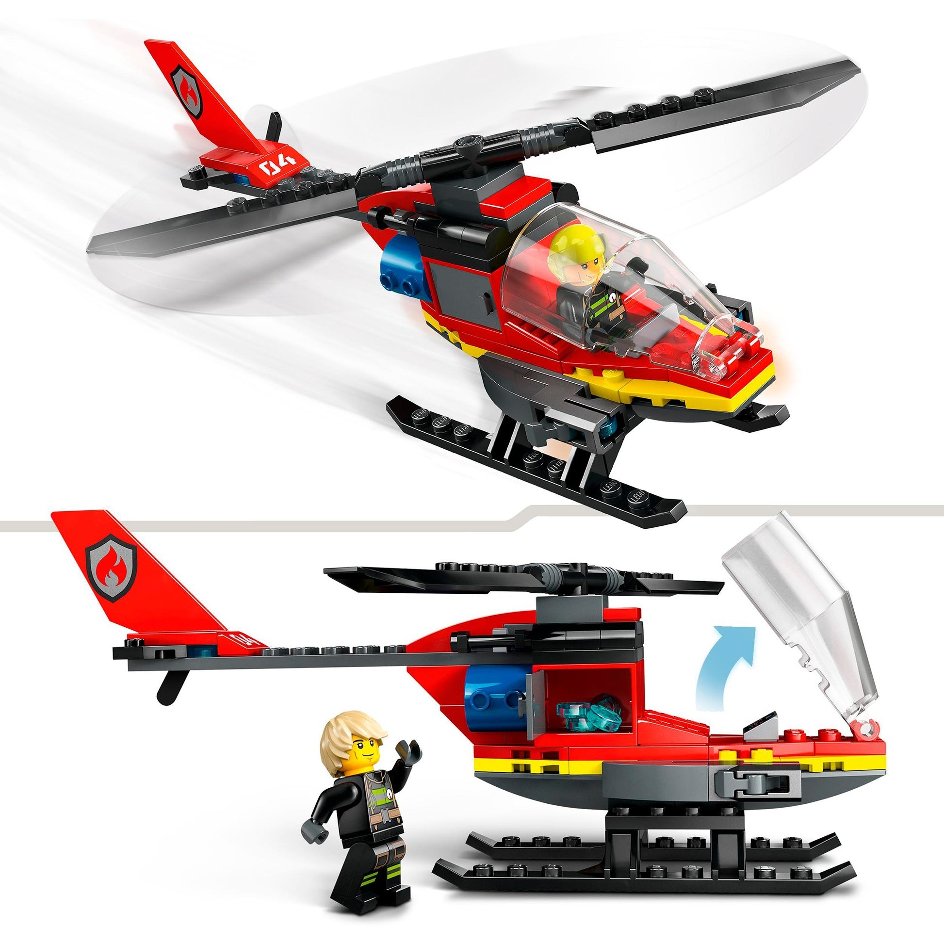 Lego city brandweerhelikopter - 60411