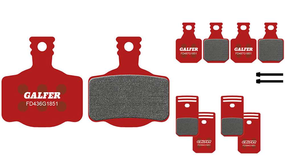 Galfer bike advanced disc pads for magura campagnolo
