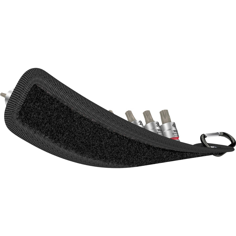 Wera riem a3 torx hf zyklop bitmoerenset met houderfunctie, 1 4 aandrijving dopsleutel (zwart zilver)