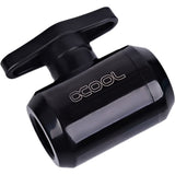 Alphacool eiszapfen 2-way kogelkraan kraanstuk (zwart) - afbeelding 1