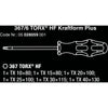 Wera 367 6 torx hf-schroevendraaierset kraftform plus + rek (zwart groen, 6‑delig)