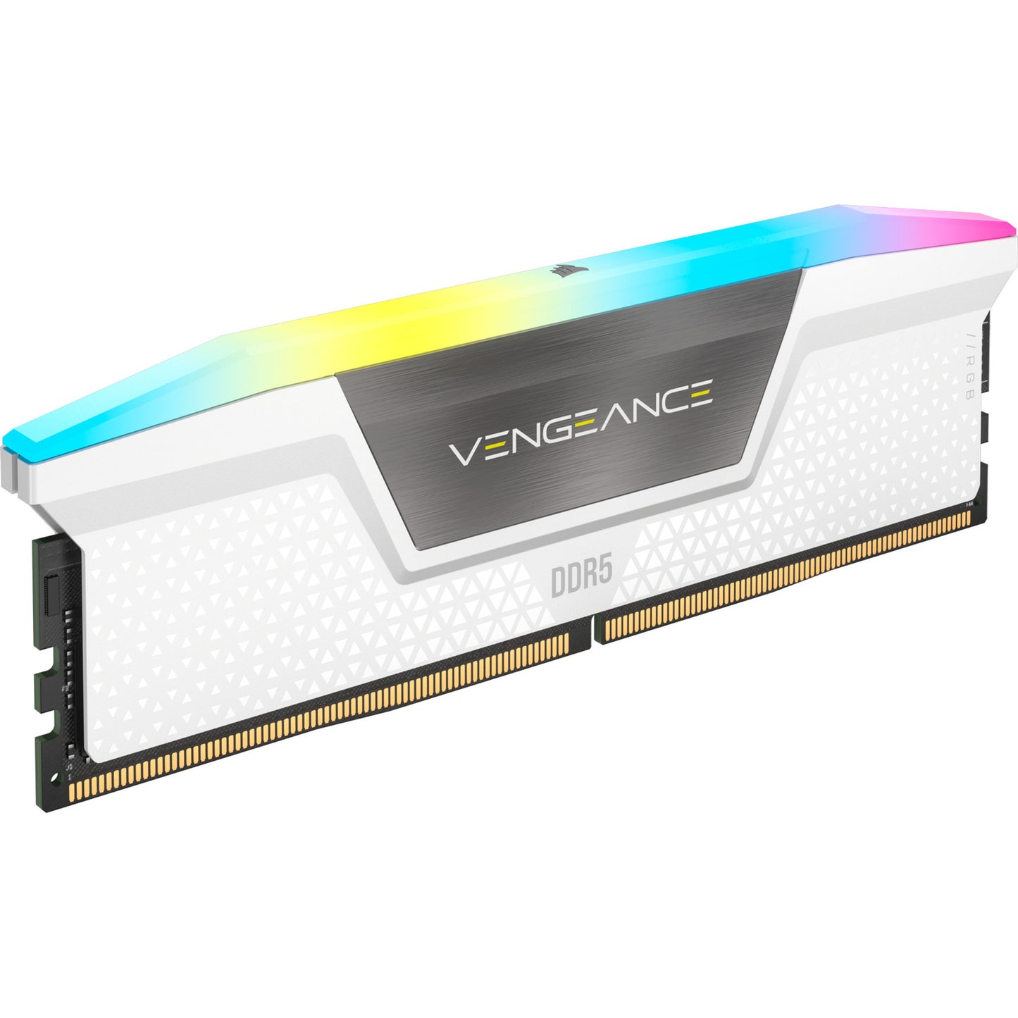 Corsair vengeance rgb 32 gb ddr5-6000 (2x 16 gb) werkgeheugen (wit, cmh32gx5m2d6000z38w, xmp, expo)
