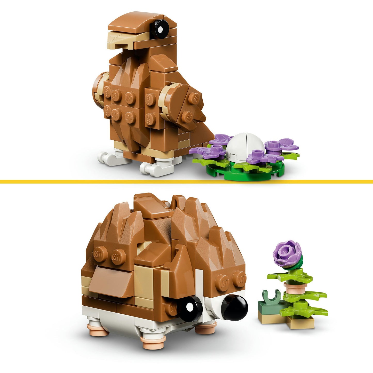 Lego ® creator 3in1 schattige hamster met bloem - 31376