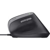 Trust bayo ii bedrade ergonomische muis (zwart, 800 dpi - 2400 dpi)