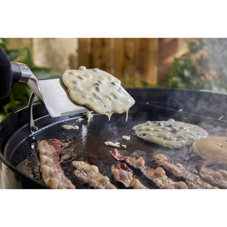 Weber full-size plancha - voor houtskoolbarbecues 57 cm grillplaat (zwart)