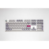 Ducky one 3 mist grey rgb mechanisch toetsenbord (lichtgrijs, us lay-out (qwerty), cherry mx red, 100%, rgb led, double-shot pbt, hot-swappable, quack mechanics) - afbeelding 2