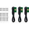Thermaltake ct120 ex argb sync pc cooling fan racing green (3-fan pack) case fans (groen, 3 stuks, 120 x 120 x 25 mm, pwm)