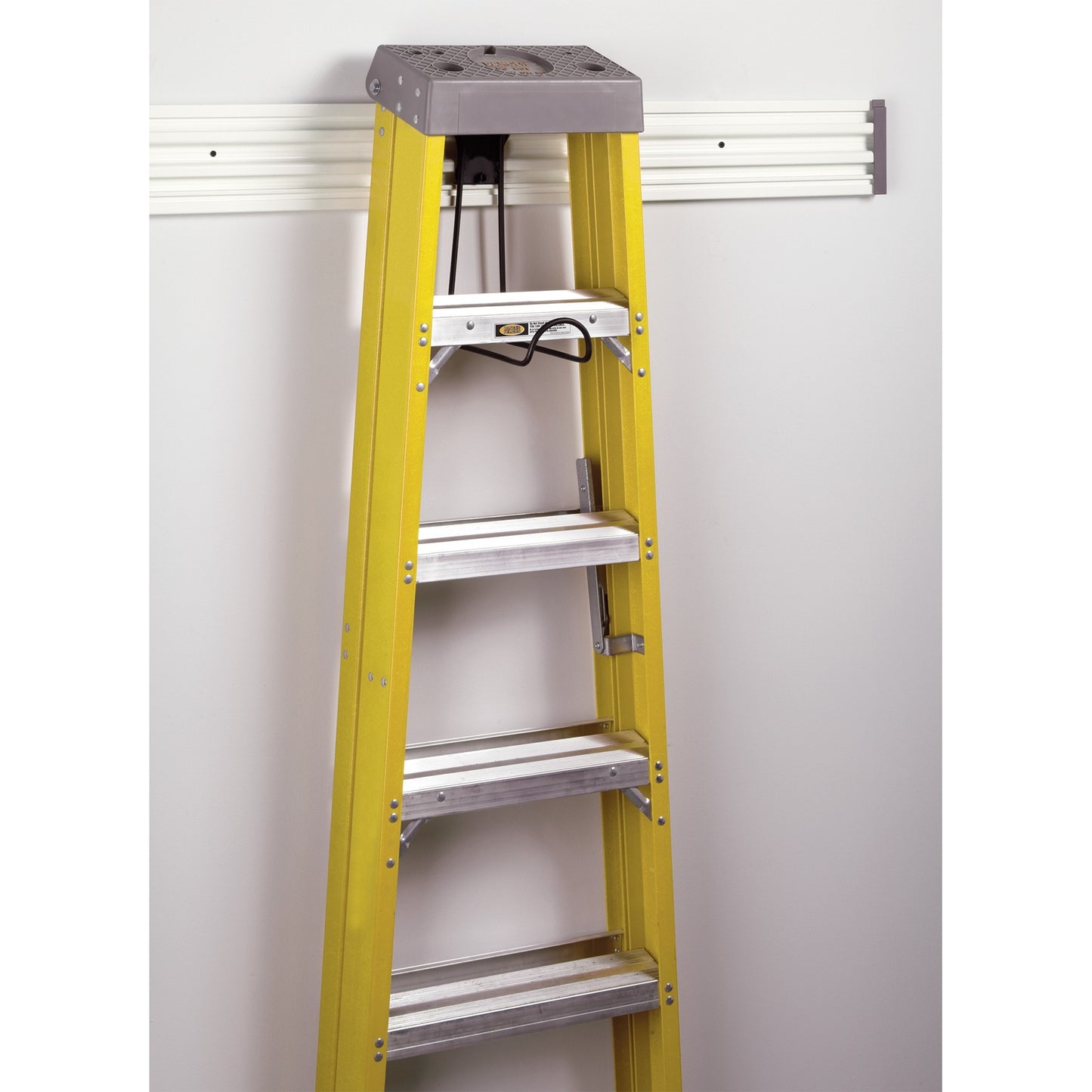 Stanley track wall - ladderhaak houder (zwart)