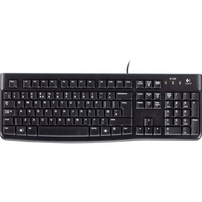 Logitech keyboard k120 for business (us-international lay-out (qwerty), rubberdome)