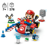 Lego super mario - mario kart - interactieve mario en standaardkart constructiespeelgoed (72043) - afbeelding 3