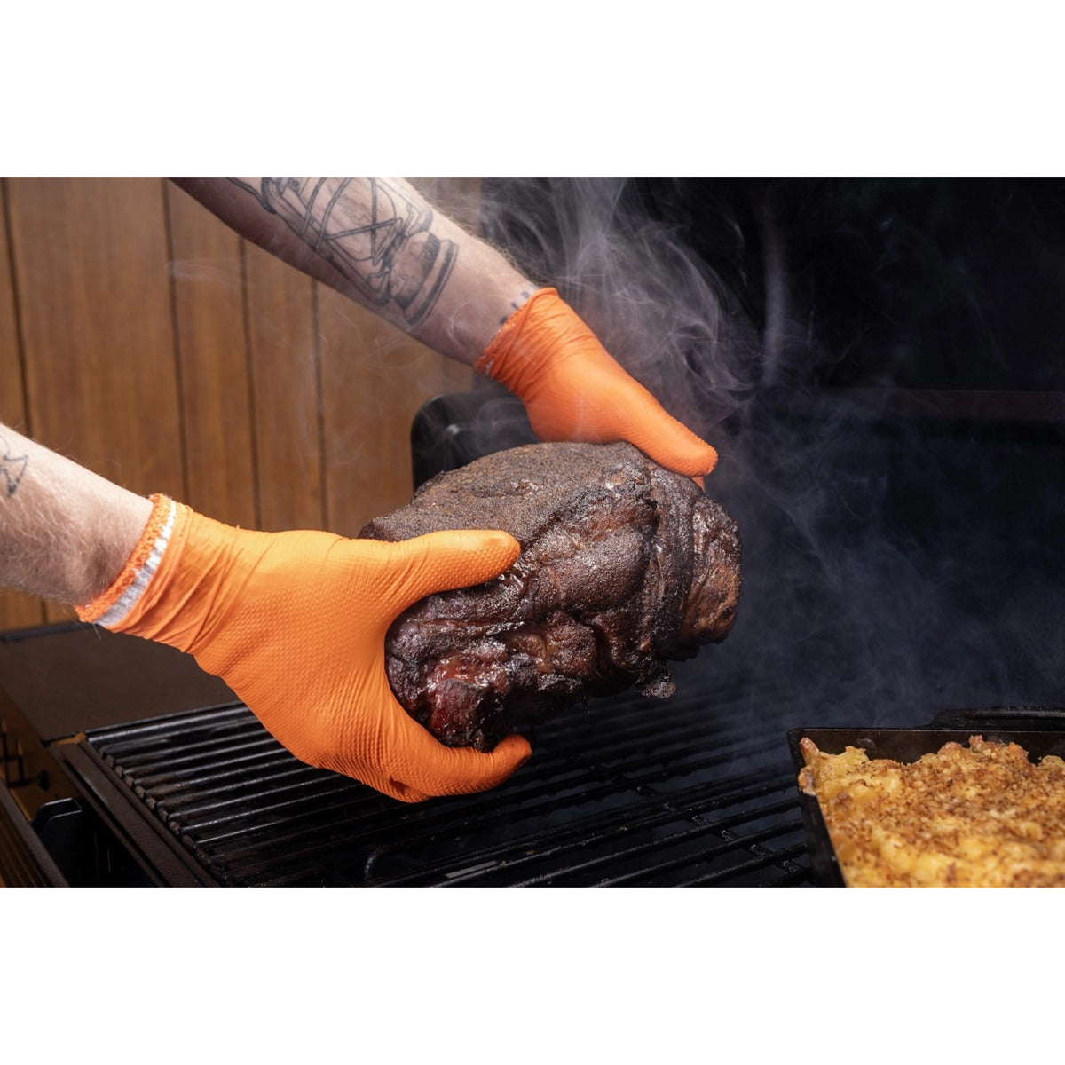 Traeger bbq prep serve gloves handschoen (oranje)