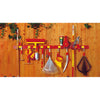 Wolf-garten multi-star um-m opbergsysteem houder (rood geel)