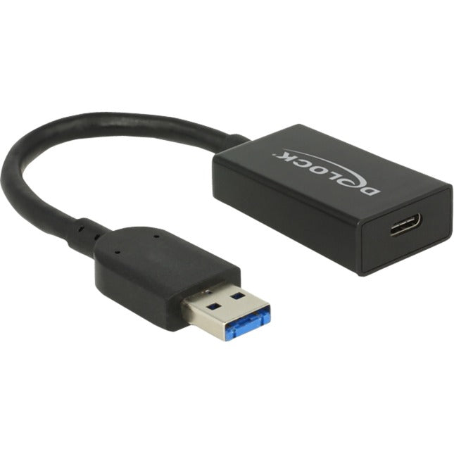 Delock converter usb-a 3.1 > usb-c adapter (zwart, 0,15 meter)
