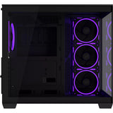 Asus a32 plus midi tower behuizing (zwart | 2x usb-a | 1x usb-c | rgb | tempered glass) - afbeelding 4