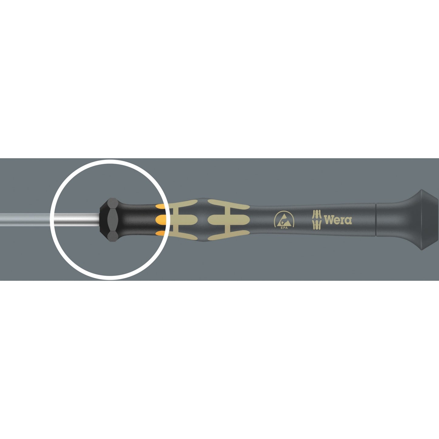 Wera 1550 6 esd schroevendraaierset esd 6-delig plat, kruiskop phillips, torx plus, microstix