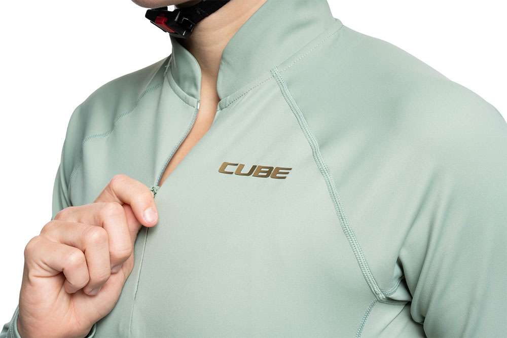 Cube half zip - women's long sleeve jersey