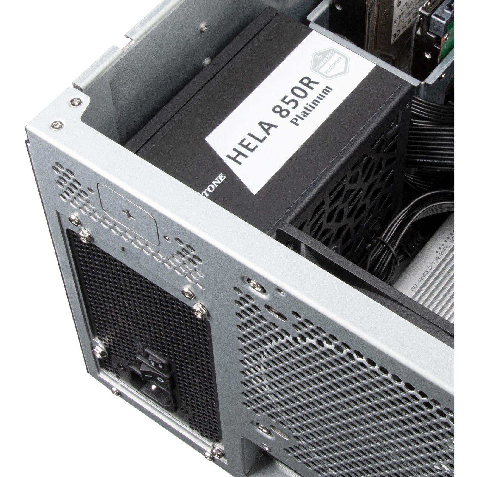 Silverstone rm52 server behuizing (zwart | 2x usb-a | 1x usb-c)