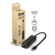 Club 3d usb‑c 3.2 gen 1 naar 3x usb‑a + ethernet dockingstation (zwart)