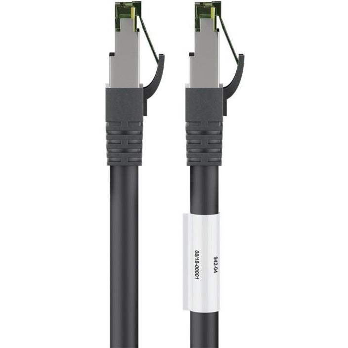 Goobay patchkabel cat.8.1 s ftp (zwart, 0,5 meter)