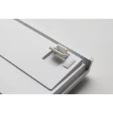 Ducky zero 6108 pure white rgb mechanisch gaming toetsenbord (wit, us lay-out (qwerty), cherry mx2a blue, 100%, rgb leds, double-shot pbt, hot swap, 2.4ghz | bluetooth | usb-c) - afbeelding 11