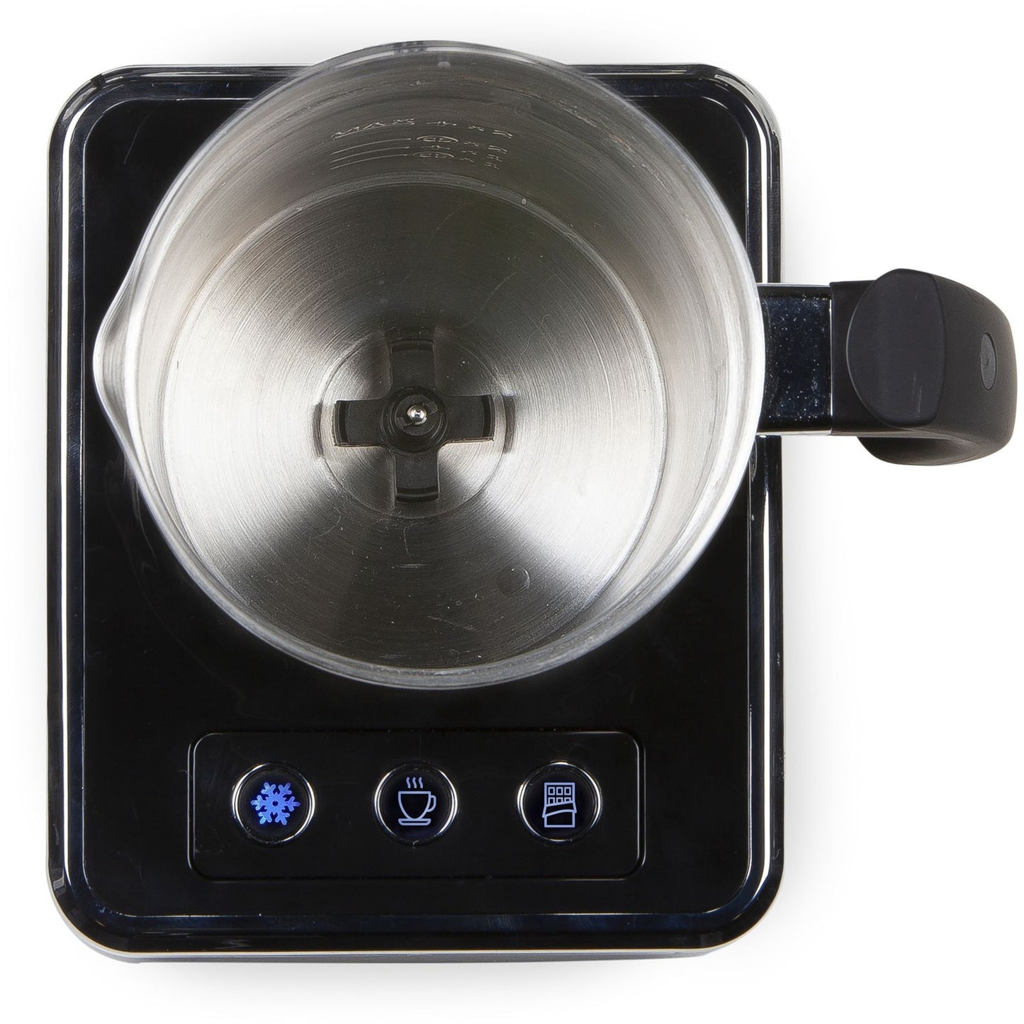 Domo melkopschuimer do717mf (inox zwart)