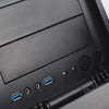 Silverstone grandia gd07b htpc behuizing (zwart | 2x usb-a)