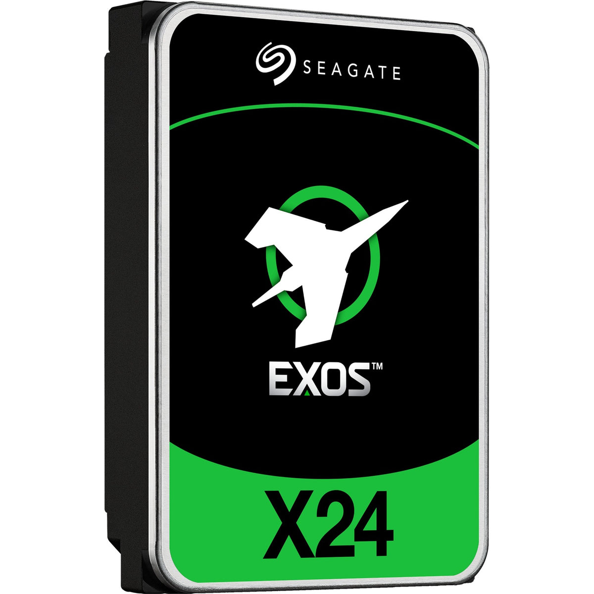 Seagate exos x24 24 tb harde schijf (st24000nm002h, sata 600, 24 7)