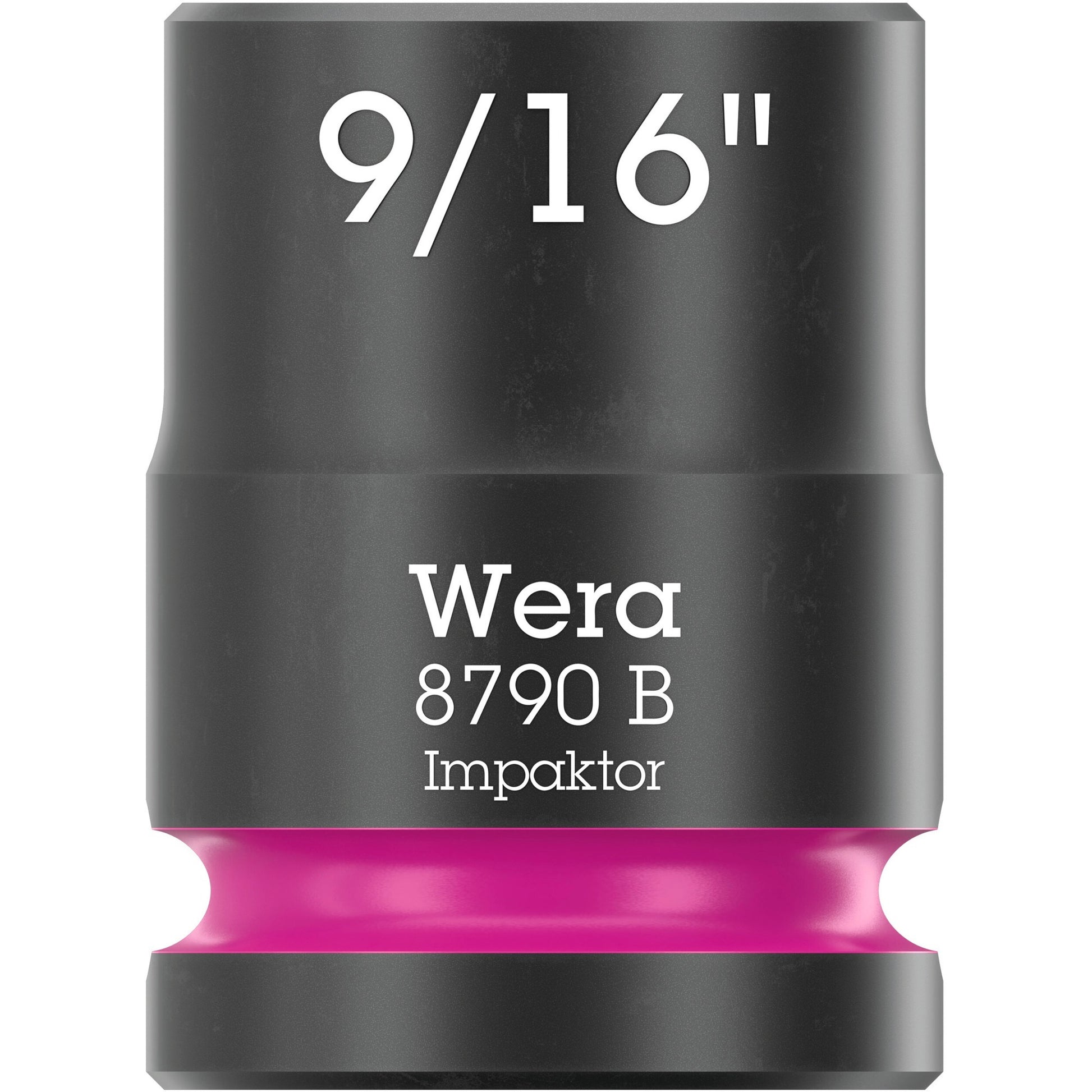 Wera 9608 dop-magneetstrip b impaktor imperial 1 dopsleutel (zwart groen, 9‑delig)