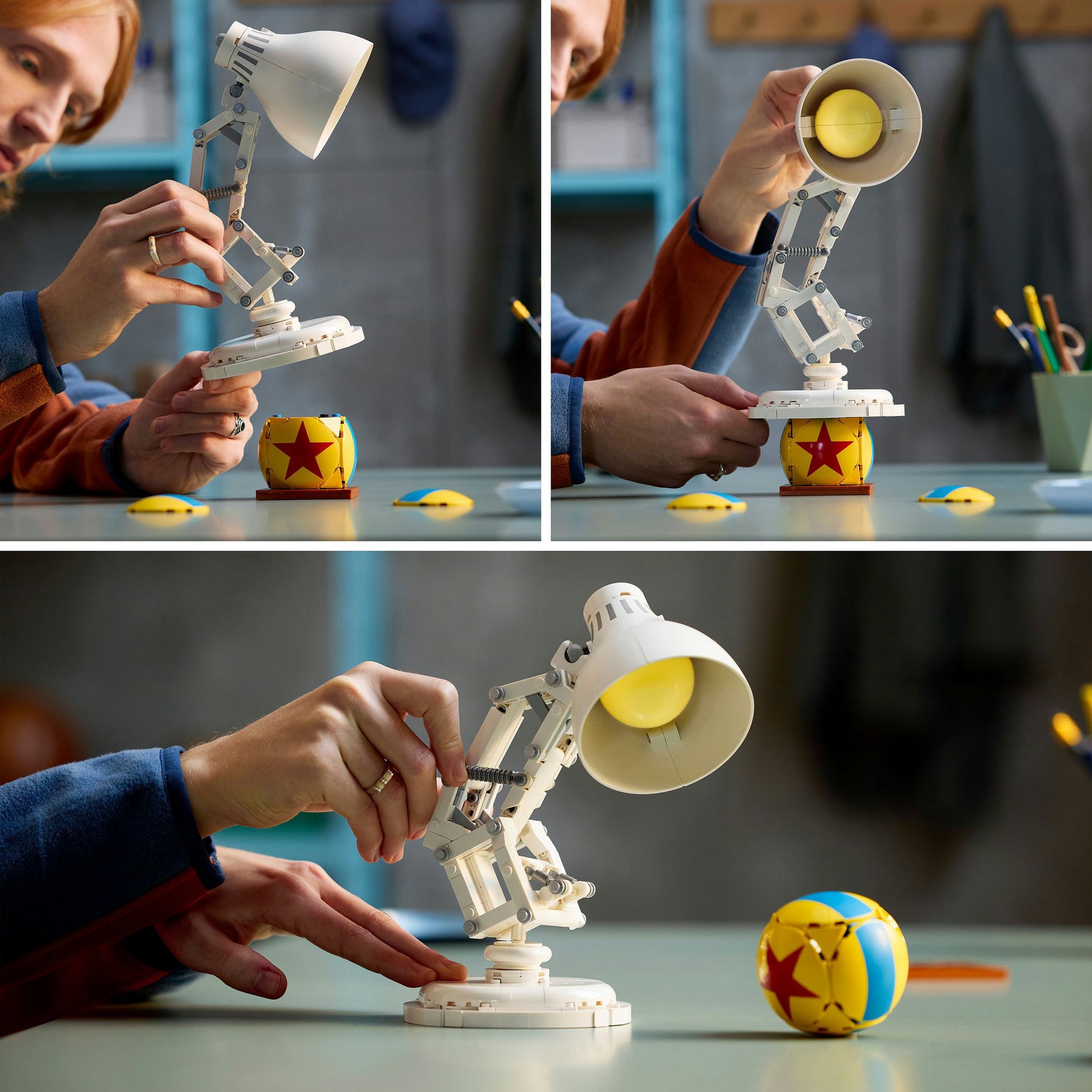 Lego ® ideas disney pixar luxo jr. displaymodel - 21357