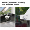 Imou cruiser 2c 2k beveiligingscamera (wit, 3mp (2304*1296), wifi 6, lan)