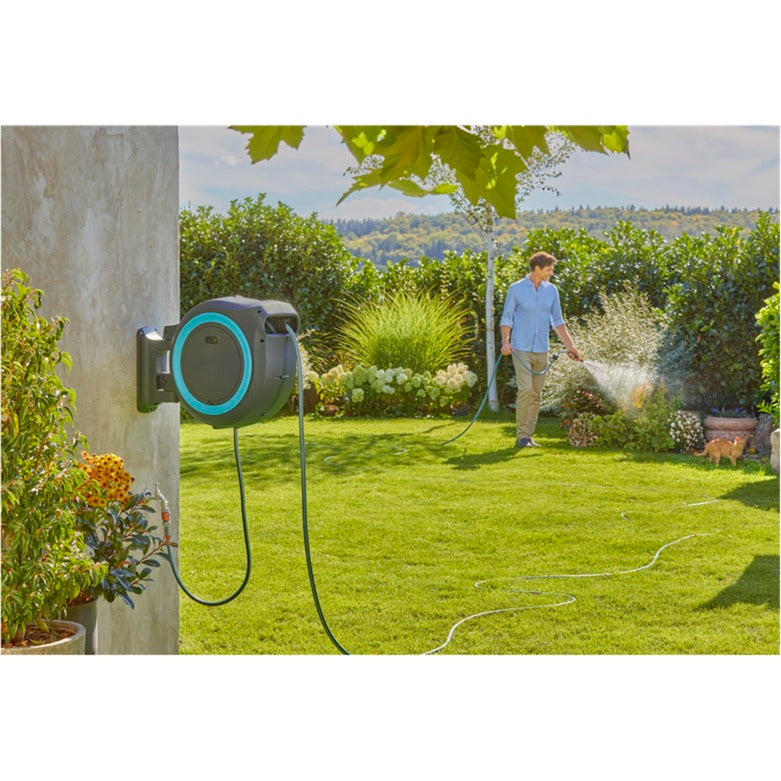 Gardena wandslangenbox powerroll xl set - 35 m