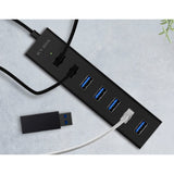 Icy box ib-hub1700-u3 usb-hub (zwart) - afbeelding 4