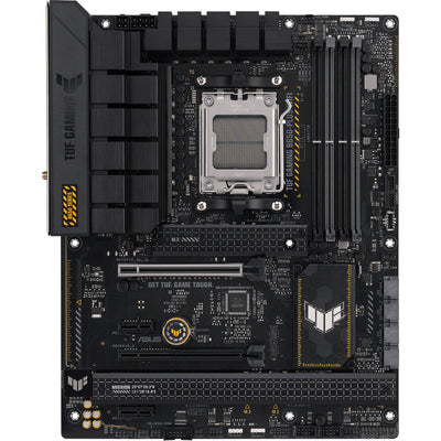 Asus tuf gaming b650-plus wifi socket am5 moederbord (zwart lichtoranje, raid, 2.5gb-lan, wi-fi 6, bt 5.2, sound, atx)