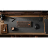 Keychron k3 max-h1w all-wood special edition rgb mechanisch toetsenbord (houtkleur, us lay-out (qwerty), milk pom red, 75%, rgb leds, double-shot pbt, hot swap, 2.4ghz | bluetooth 5.1 | usb-c)