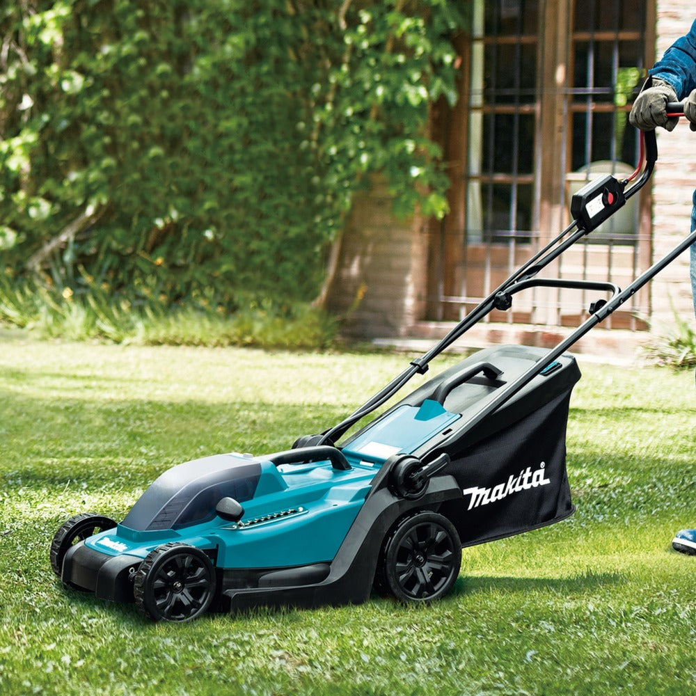 Makita accu grasmaaier dlm330z (blauw zwart, accu en oplader niet inbegrepen)