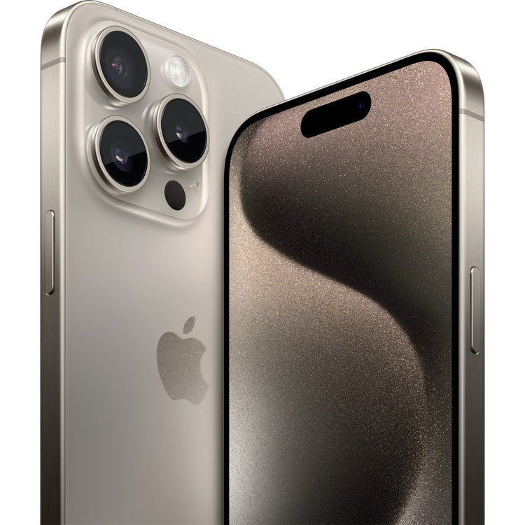 Apple iphone 15 pro max smartphone (titanium, 256 gb, ios)